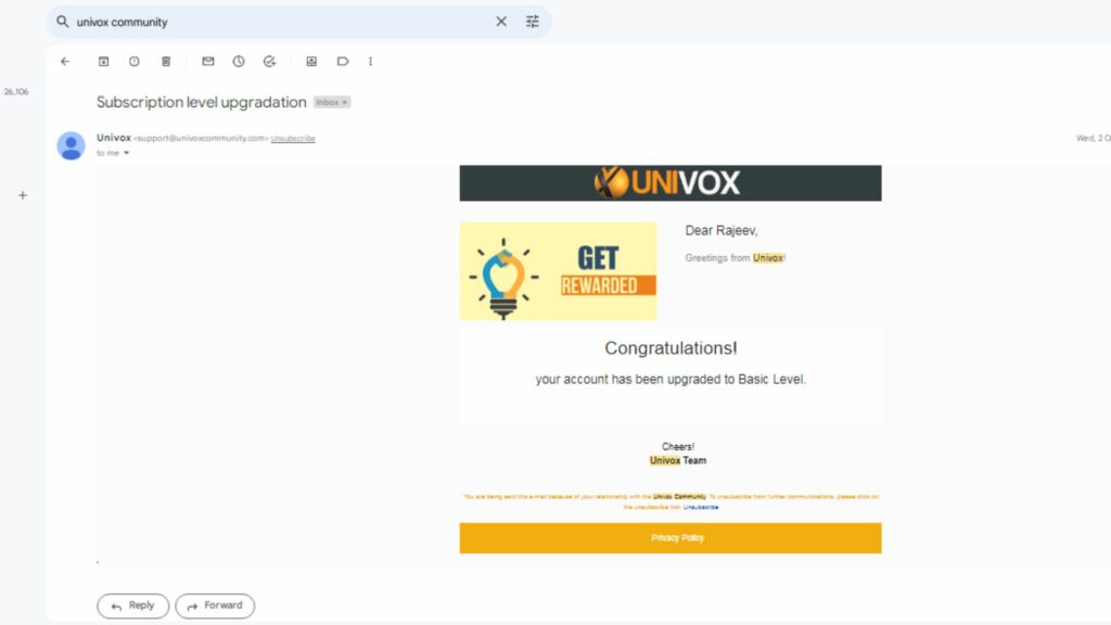 Univox Community